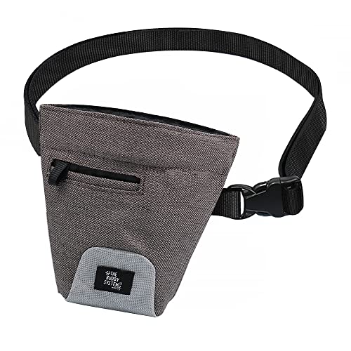 The Buddy System Buddy Bag - Waist Belt Bag with Magnetic Closure for Pet Training, Running and Walking - Container Pouch for Dog Walking