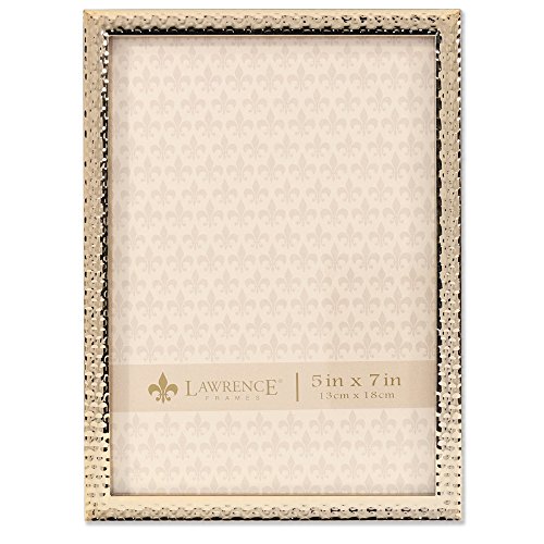 Lawrence Frames 713157 Metal with Hammer Effect, 5x7, Gold