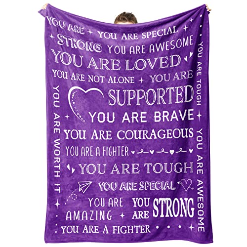 SteadStyle Blanket Gifts for Women or Men - Get Well Blanket, Inspirational Gifts for Her Him, Feel Better After Surgery Gifts, Thinking of You Gifts for Mom Friend Sister Daughter