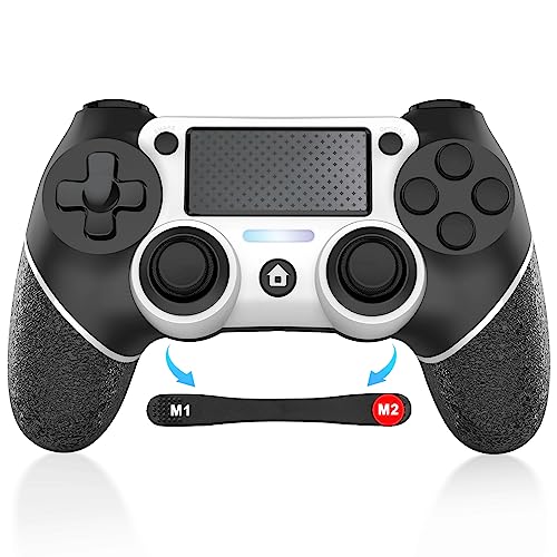 for PS4 Controller Wireless, with USB Cable,600mAh Battery,Dual Vibration,6-Axis Motion Control,3.5mm Audio Jack,Multi Touch Pad,Share Button, PS4 Controller Compatible with PS6/Slim/Pro/PC