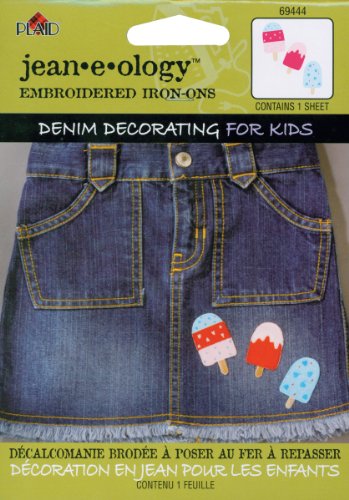 Jeaneology Kids Embroidered Iron-On: Ice Cream
