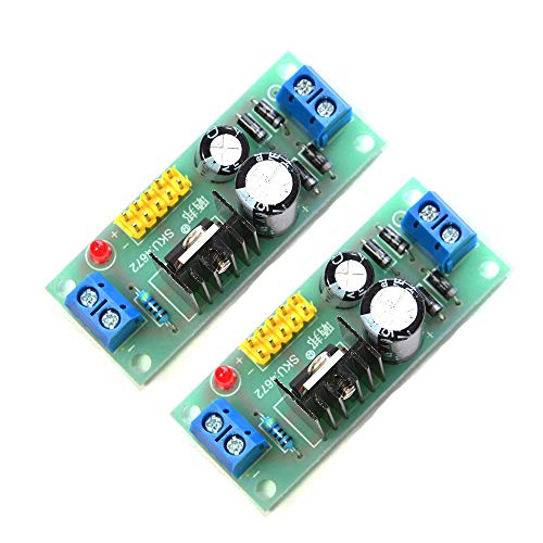 Comimark 2Pcs L7805 LM7805 Three Terminal Voltage Regulator Module 5V for Arduino