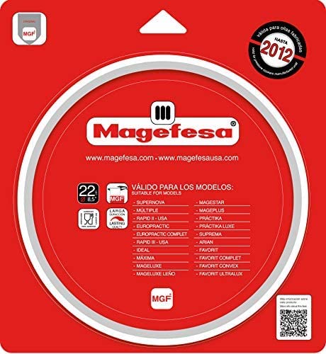 Pressure Cooker Replacement Silicone Gasket 8.7 inches / 22 cm for MAGEFESA Pressure Cooker Until 2012