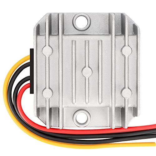 DROK DC-DC Buck Volt Converter, DC 20-90V to 12V 6A Car Power Converter Step Down Volt Module, 24V 36V 48V 60V 72V IP68 Waterproof Aluminum Shell Regulator Board Buck Converter