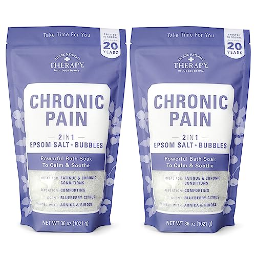 Village Naturals Therapy, Chronic Pain Bath Soak, 36 oz, Pack of 2