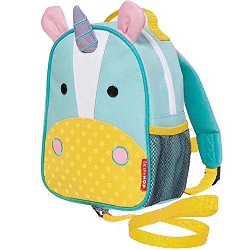 Skip Hop Toddler Backpack Leash, Zoo, Unicorn