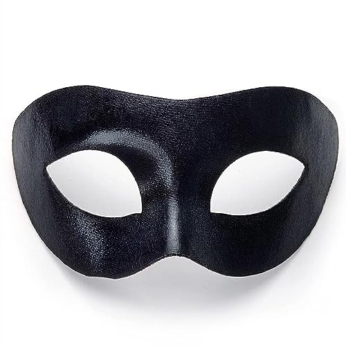 HyperFun Masquerade Mask for Men Classic Vintage Venetian Mens Mask Lightweight Gentle, Specially for Costume, Theme Parties (Classic Robin)