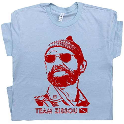 XL - Team Zissou T Shirt Cool Scuba Diving Funny Tshirts for Men Women Vintage Movie Graphic Tee Nautical Dive Flag Life Aquatic