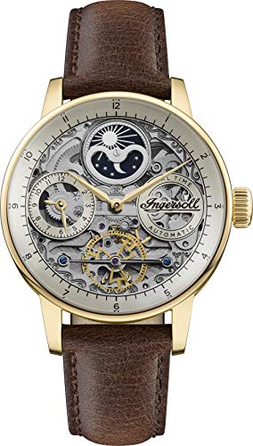 Ingersoll The Jazz Mens Analog Automatic Watch with Leather Bracelet I07704
