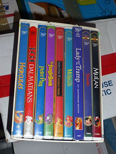 Walt Disney Animated Anthology - The Classic DVD Collector's Set (Pinocchio/101 Dalmatians/Mulan/Hercules/Peter Pan/The Lion King 2: Simba's Pride/Lady & The Tramp/The Jungle Book/The Little Mermaid)