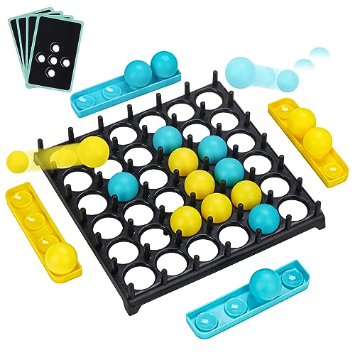 LANBOUY Bounce Ball Party Game, Table Top Games Family Party Jumping Connect Tabletop Board Games Toys Bounce Battle Ball Game, Funny Ball Tabletop Game Toys for Adults and Kids