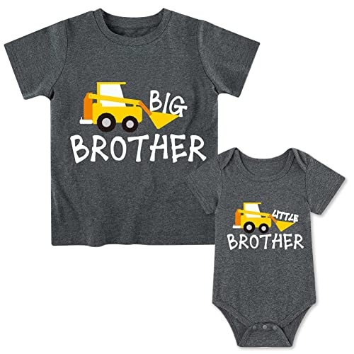 Funnycokid Big Brother Little Brother Matching Outfits Big Bro Little Bro Shirts Set Baby Gifts Clothes