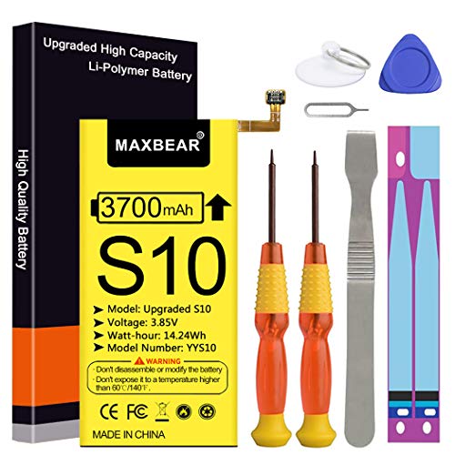Galaxy S10 Battery, (Upgraded) MAXBEAR 3700mAh 3.85V Li-Polymer Replacement Battery EB-BG973ABU for Samsung Galaxy S10 SM-G9730 with Repair Tool Kit