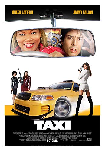 TAXI MOVIE POSTER 2 Sided ORIGINAL 27x40 QUEEN LATIFAH GISELE BUNDCHEN