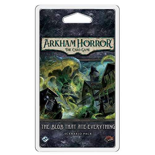 Arkham Horror The Card Game The Blob That Ate Everything Scenario Pack - Lovecraftian Cooperative Living Card Game, Ages 14+, 1-4 Players, 1-2 Hour Playtime, Made by Fantasy Flight Games
