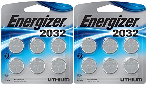 Energizer 2032BP-4 3 Volt Lithium Coin Battery - Retail Packaging (Pack of 12)