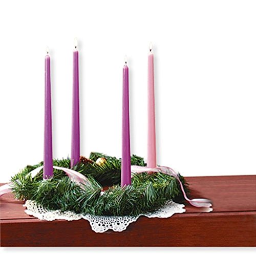 Religious Gifts Christmas Artificial Pine Advent Wreath for Advent Celebration