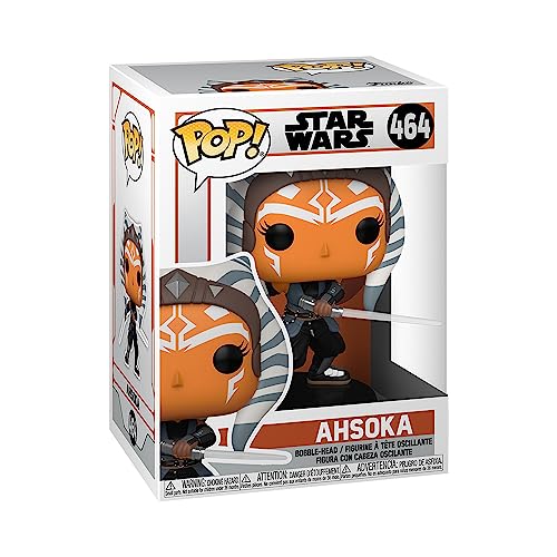 Funko Pop! Star Wars: The Mandalorian - Ahsoka with Lightsabers Vinyl Bobblehead