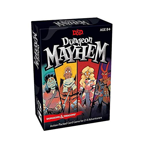 Dungeons & Dragons Dungeon Mayhem | Dungeons & Dragons Card Game | 2–4 Players, 120 Cards
