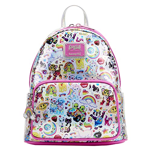 Loungefly Lisa Frank AOP Iridescent Mini Backpack