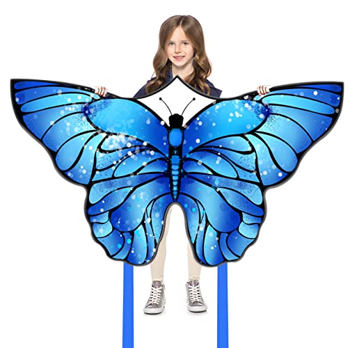 Kaiciuss Butterfly Kite for Kids & Adults, Single Line Beach Kite for Beginners, Kids Kite Easy to Assemble, Flying Butterfly Kites for Children, It Comes with 300 ft String Kite Handle
