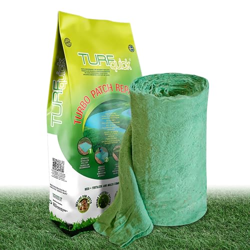 PetraMax Biodegradable Grass Seed Mat - Kentucky Bluegrass Seed & Tall Fescue Grass Seed for Lawns, Grass Patch Repair & New Lawn System with 90% More Seeds, Helps Erosion Control (54 Sq Ft Roll)