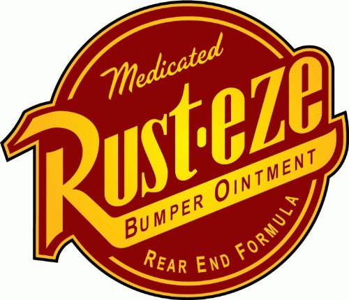 Rust-Eze Car Bumper Sticker 5' x 5'