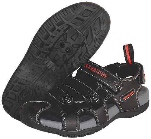 Exustar E-SS503 Bike Sandal, Black, 45/46 Euro or 11-12 US