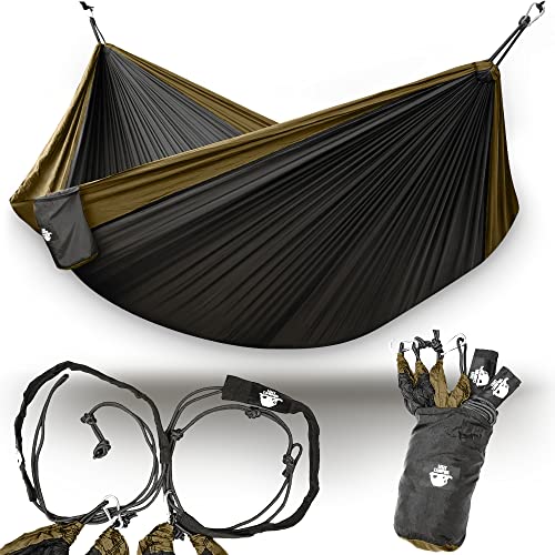 Legit Camping Hammock - Hammocks - 2 Person Hammock - Tree Hammock - Double Hammock - Portable Hammock - Outdoor Hammock - Hammock - Travel Hammock - Hammocks for Outside - Heavy Duty Hammock