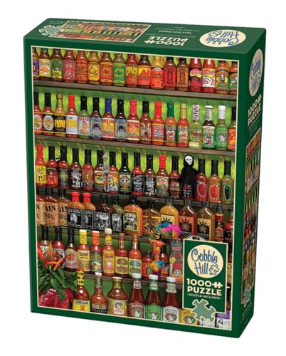 Cobble Hill 1000 Piece Puzzle - Hot Hot Sauce - Sample Poster Included