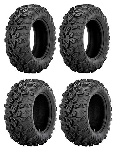 Complete Set: Sedona Mud Rebel R/T Tires (Front & Rear - 26 x 9 x 14/26 x 11 x 14) - 2018-2019 Textron Stampede 4