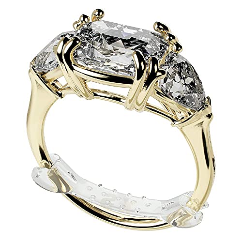 Ringo Invisible Ring Size Adjuster for Loose Rings (Multi 20-Pack + Care Kit)