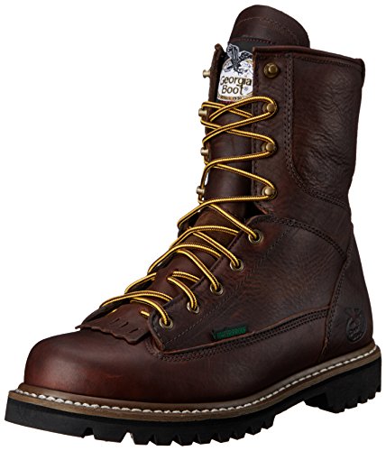 Georgia Boot mens 8' Lace-to-toe Boot-m Georgia Work Boot, Chocolate, 10 US
