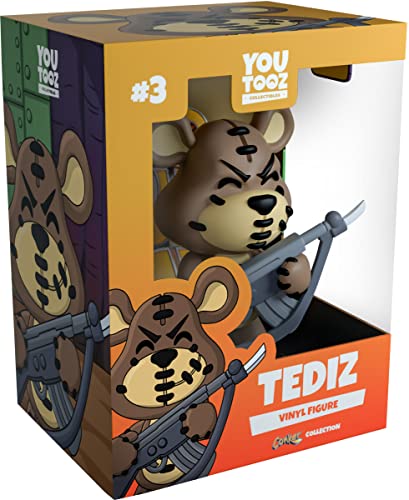 Youtooz Tediz 4.5' Vinyl Figure, Official Licensed Collectible from Conkers Bad Fur Day Video Game, by Youtooz Conkers Bad Fur Day Collection