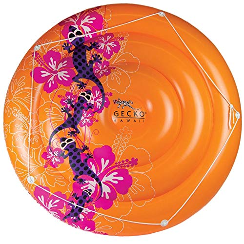 Poolmaster 83673 Gecko Hawaii Swimming Pool Island Float Multi