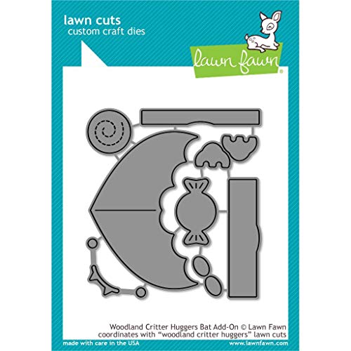 Lawn Cuts Custom Craft Die-Woodland Critter Huggers Bat Add-On