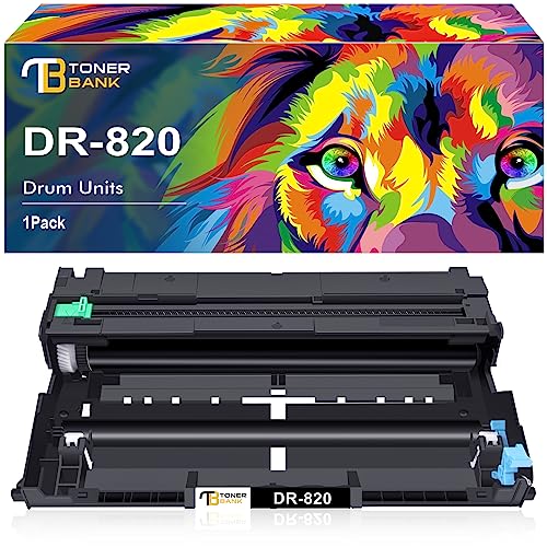 Toner Bank Compatible DR820 Drum Unit Replacement for Brother DR820 DR-820 DR 820 Work for Brother HL-L6200DW MFC-L5850DW HLL6200DW MFC-L5900DW MFC-L5700DW HL-L5200DW MFC-L6800DW Printer-1 Pack