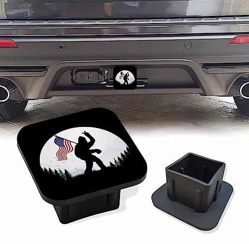 Swono 1 Pack AUTO Trailer Hitch Cover,2 Inch Trailer Hitch Cover Tube Cover Plug Cap Rubber for Receivers Class 3 4 5 Ford GMC Toyota Jeep Dodge Nissan Audi BMW Porsche Polaris ATV UTV-Kiwi Master