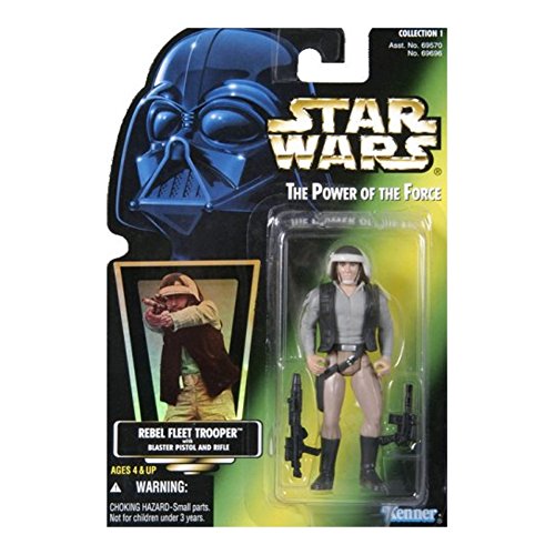 Star Wars Power of the Force Green Card Rebel Fleet Trooper Action Figure 3.75 Inches