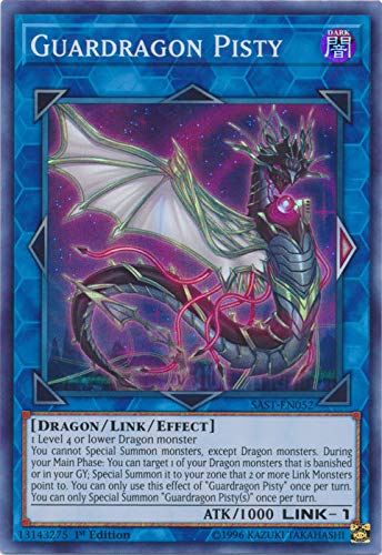 Yu-Gi-Oh! - Guardragon Pisty - SAST-EN052 - Savage Strike - First Edition - Super Rare