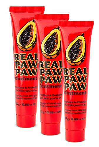 Real Paw Paw Ointment 25g (Bundle of 3) with Fermented Paw Paw Calendula Infused Oil