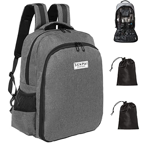 Barber Bookbag, Barber Case for Clippers and Supplies, Hair stylist Hairdressing Bag, Stylist Travel Bag Hairdressing Tools Bag, Barber Organizer Bag (2 Extra Bags Included for items)