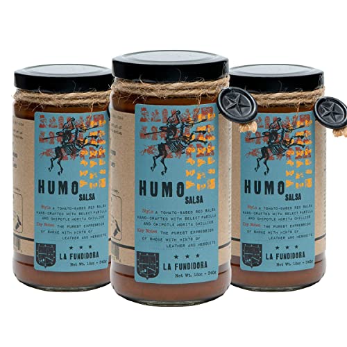 La Fundidora Traditional Mexican Salsas, Authentic Recipe, Smooth Style Sauce, Small Batch, All Natural, No Preservatives (Trio Humo)