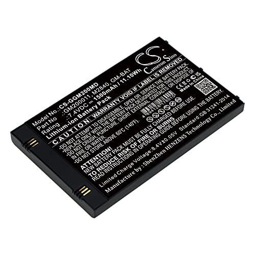 FYIOGXG 1500mAh / 11.10Wh Replacement Battery for Echographe Vscan, Vscan Pocket Sized Ultrasound PN: GM200011, GM-BAT, M2840