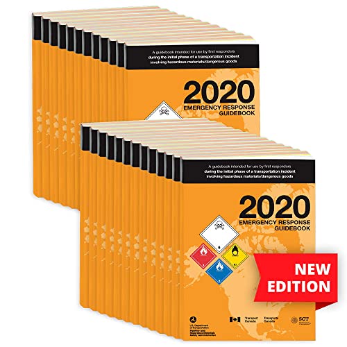 2020 Emergency Response Guidebook (ERG) 25-pk. - English - 5.5' x 7.5' (Standard Size), Softbound - J. J. Keller & Associates - Helps Satisfy 49 CFR 172.602 DOT Requirement