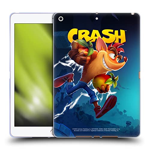 Head Case Designs Officially Licensed Crash Team Rumble Crash Graphics Soft Gel Case Compatible with Apple iPad 10.2 2019/2020/2021