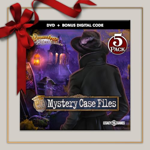 Legacy Games Amazing Hidden Object Games for PC: Mystery Case Files (5 Game Pack) - PC DVD with Digital Download Codes