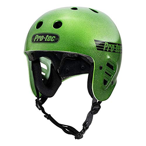 Pro-Tec Full Cut Certified Helmet - Candy Green Flake - SM