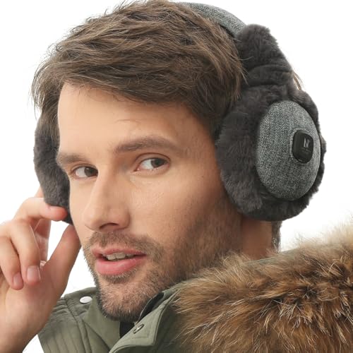 Aroma Season Heated Ear Warmer, Ear Muffs for Men & Women Winter 2 Heating Modes