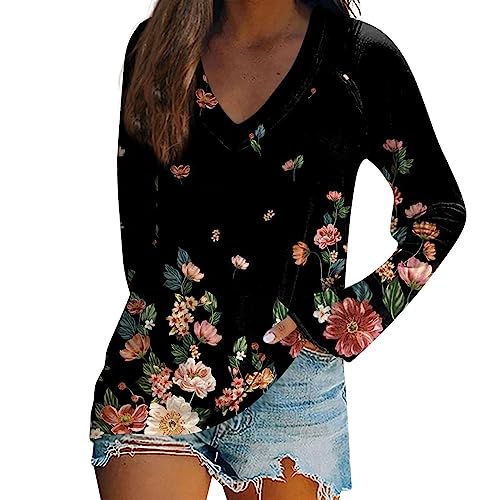 DOPOCQ Womens Athletic Tops Football Sweatshirts for Women Womens Halloween Sweatshirt Cute Shirts Sweatshirts Women Trendy Women's Blouse Plus Size Long Sleeve Tops for Women Medieval Shirt